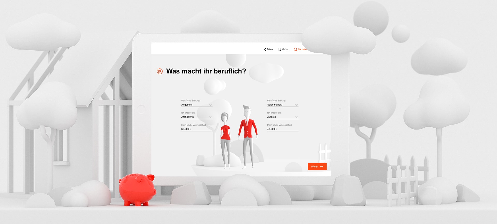 Rethinking insurance – UX concept and prototype for term life insurance