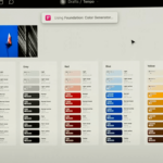 Design with AI: color palette