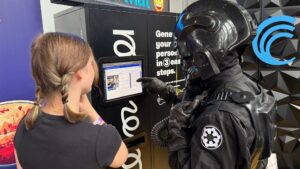 Tie Fighter Pilot am Personamat