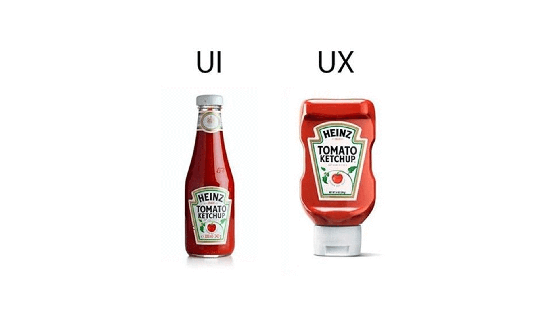 UI vs UX Ketchup