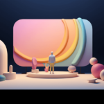 3d white clay illustration