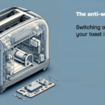 Anti waste Toaster Illustration