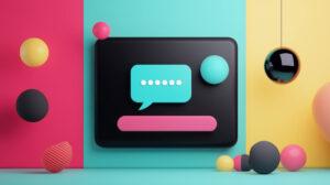 A minimalist 3D digital clay illustration