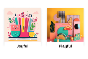 Style Playful vs Joyful