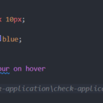 Ausschnitt aus dem CSS-Code