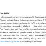 Voice und Tone Bot Profil