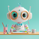 Illustration Roboter cute