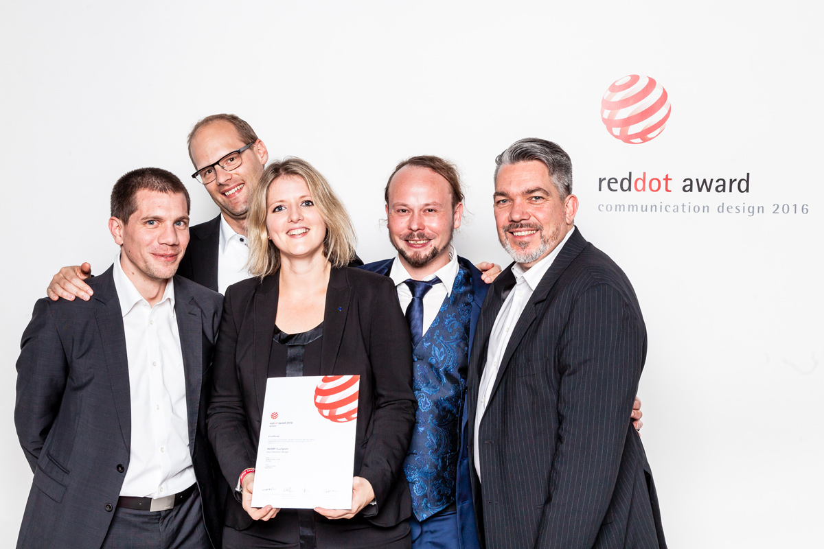 Mitarbeiter aus Projektteam von Centigrade und TRUMPF